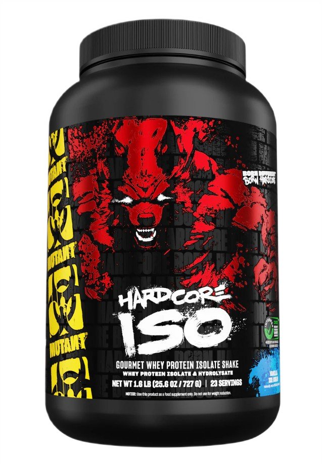 Mutant Hardcore Iso, Vanilės ledų baltymų milteliai, sporto papildas