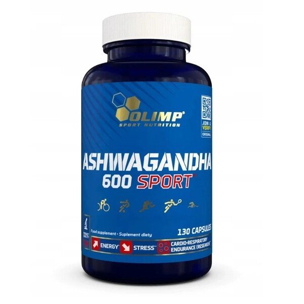 Olimp Nutrition Ashwagandha 600 Sport – 130 kapsulių