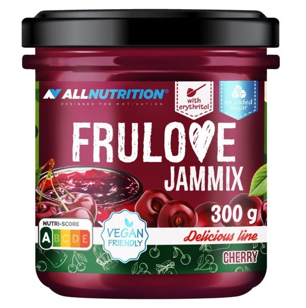 Allnutrition Frulove Jammix vyšnios, 300 g