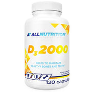 Allnutrition Vit D3 2000, 2000 IU, maisto papildas, 120 kapsulių