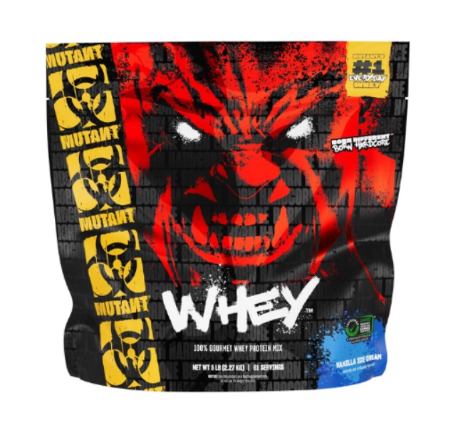 Mutant Whey, Vanilės ledų skonio baltymų milteliai