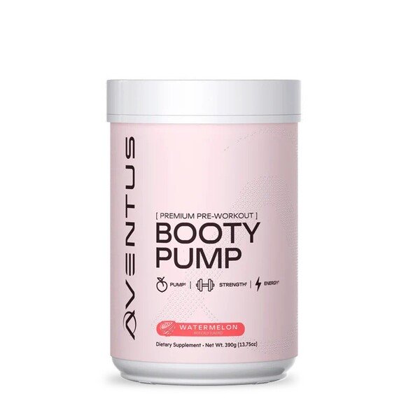 Aventus Supplements Booty Pump - Premium Pre-Workout, Watermelon - 390 gramų