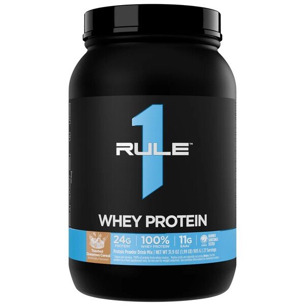 Rule One R1 Whey Blend, Toasted Cinnamon Cereal - 905 gramų baltymų papildas
