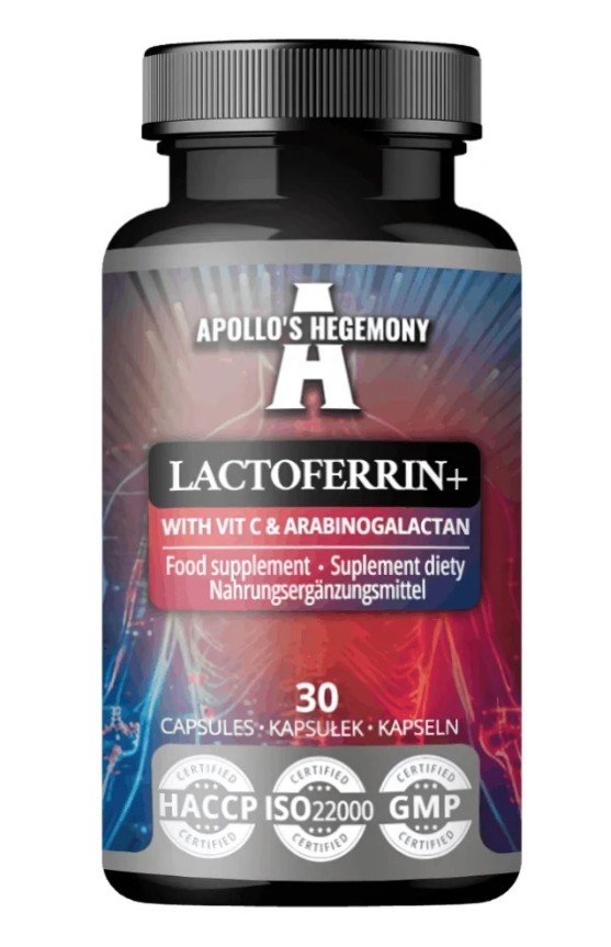 Apollo's Hegemony Lactoferrin+ kapsulės sveikatai