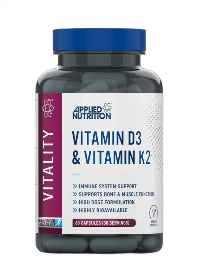 Maisto papildas Vitamin D3 ir K2 kapsulės