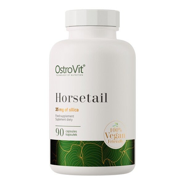 OstroVit Horsetail - 90 kapsulių, maisto papildas, silicio