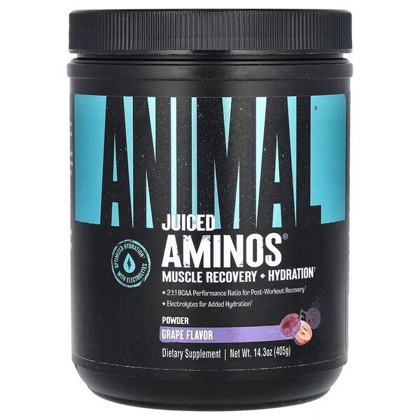 Animal Juiced Aminos, Grape - 405 gramų