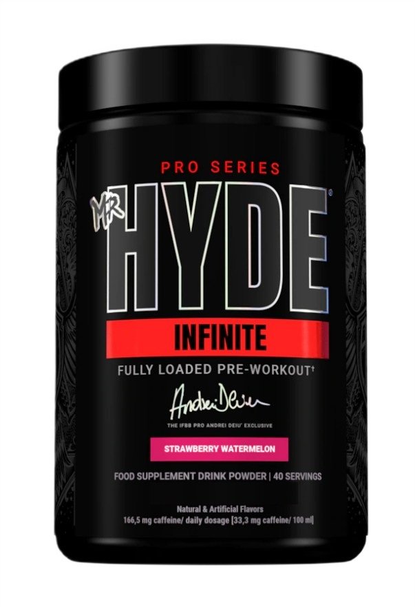 Maisto papildas Mr.Hyde Infinite, braškių arbūzų skonio, 350 g