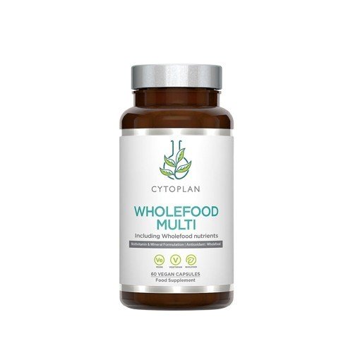 Cytoplan Wholefood Multi - 60 kapsulių, maisto papildas, vitaminai ir mineralai
