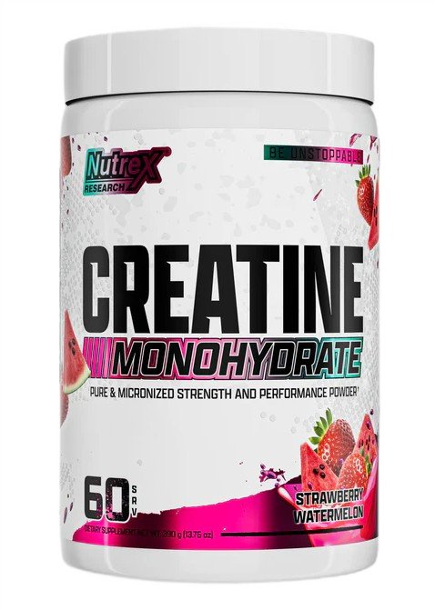 Nutrex Creatine Monohydrate, Strawberry Watermelon - 390 gramų