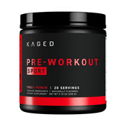 Kaged Muscle pre-workout sport, vaisių punch, 258 g