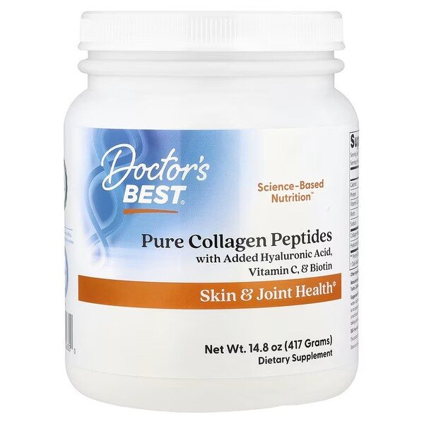 Doctor's Best Pure Collagen Peptides - 417 gramų