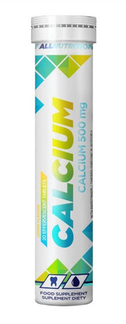 Allnutrition Calcium, 500mg (Lemon) - 20 effervescent tablets