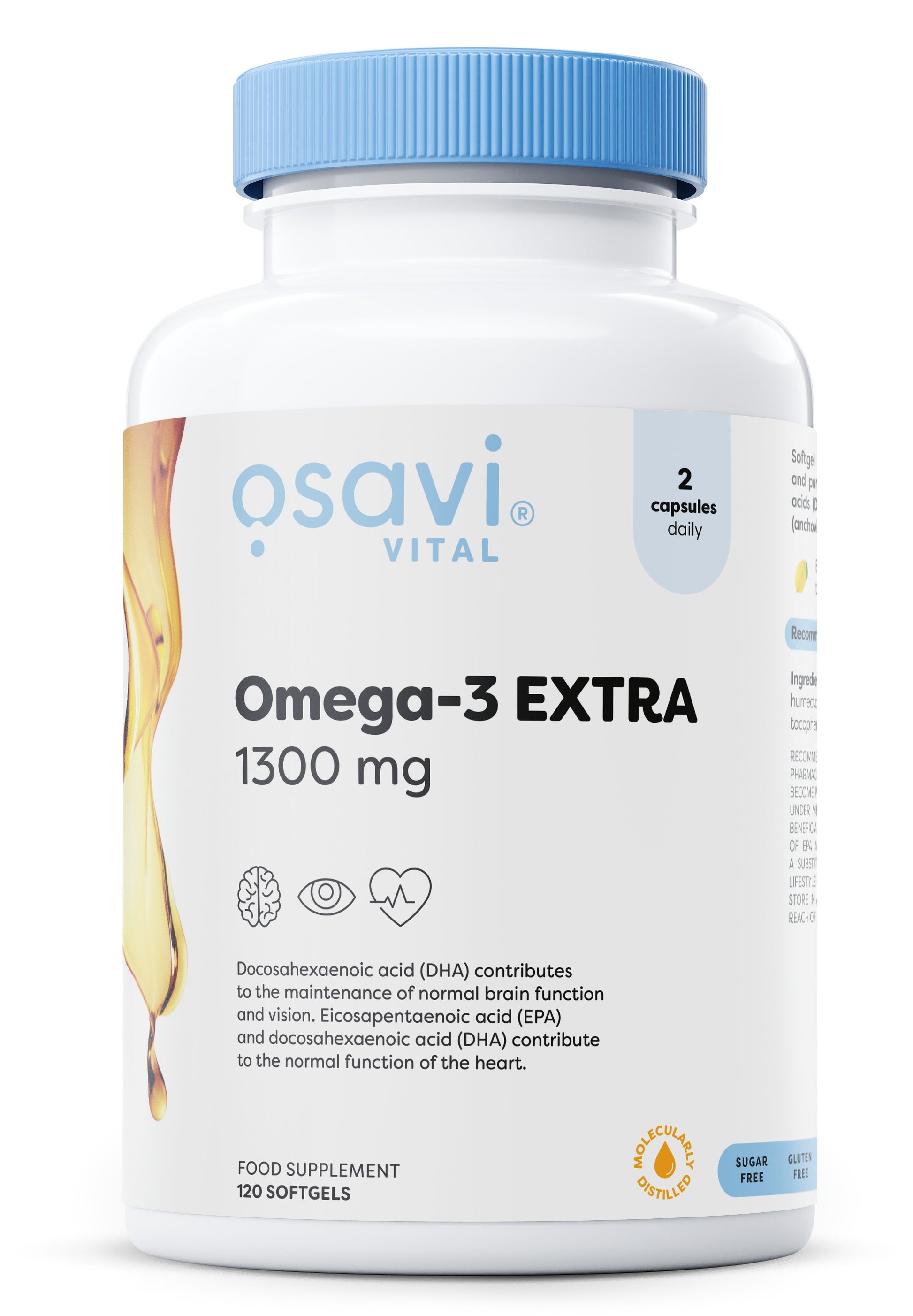 Omega-3 papildas kapsulės