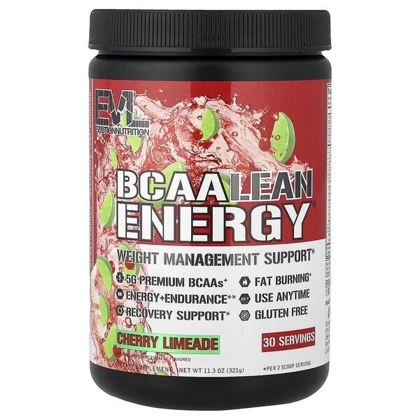 BCAA energijos papildas, vyšnių limonado skonis, sporto papildai
