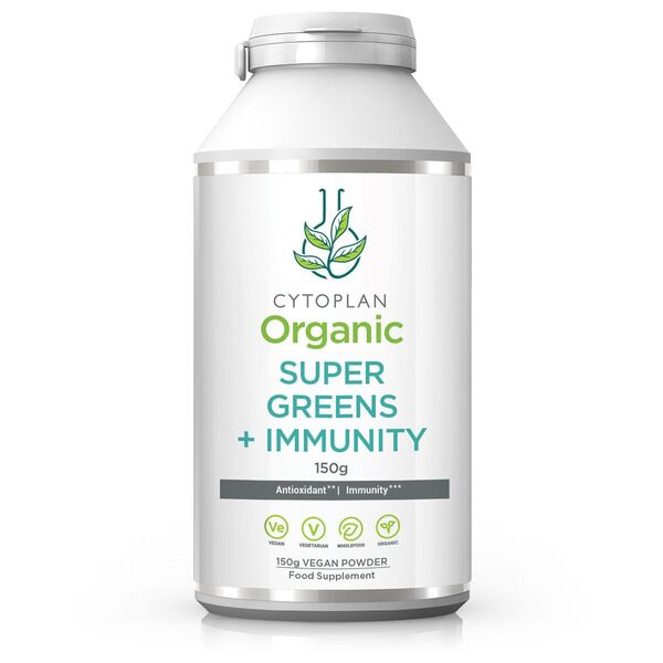 Cytoplan Super Greens + Immunity - 150 gramų