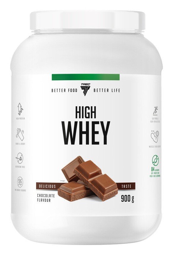 Trec Nutrition High Whey šokolado papildas 900g