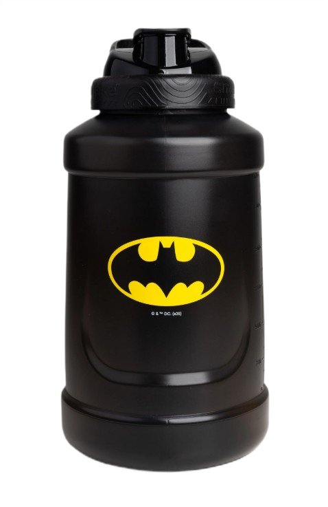 Batman logotipas, juodas, sporto gėrimo butelis