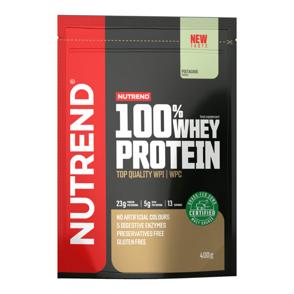 Nutrend 100% Whey Protein, Pistachio - 400 gramų