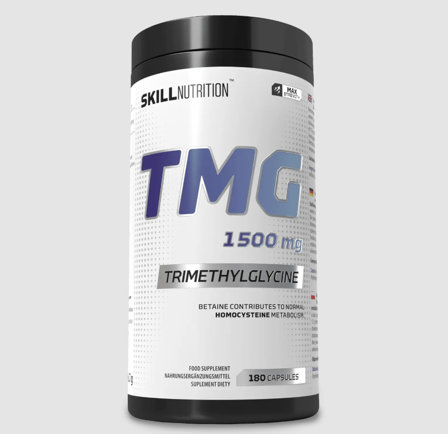 Skill Nutrition TMG Trimethylglycine, 1500 mg - 180 veganiškų kapsulių
